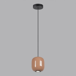 Светильник подвесной 5053/1G Odeon Light Черный/св.терракотовый