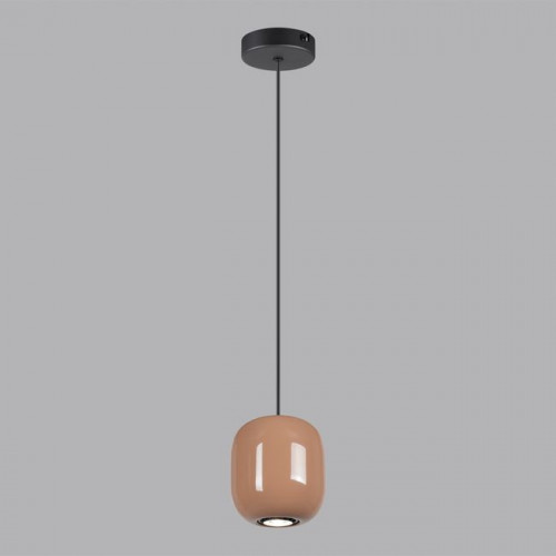 Светильник подвесной 5053/1G Odeon Light Черный/св.терракотовый