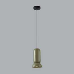 Светильник подвесной 5054/1B Odeon Light Черный/зеленый