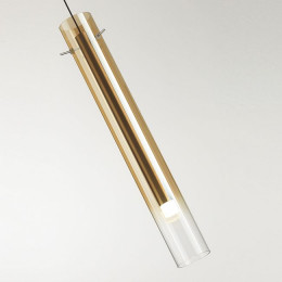 Светильник подвесной 5061/5LB Odeon Light Золотой/янтарный