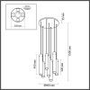 Люстра 5061/32L Odeon Light Черный/темн.хром