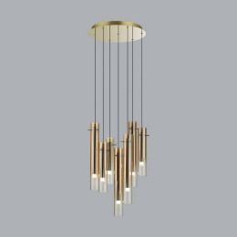 Люстра 5061/32LB Odeon Light Золотой/янтарный
