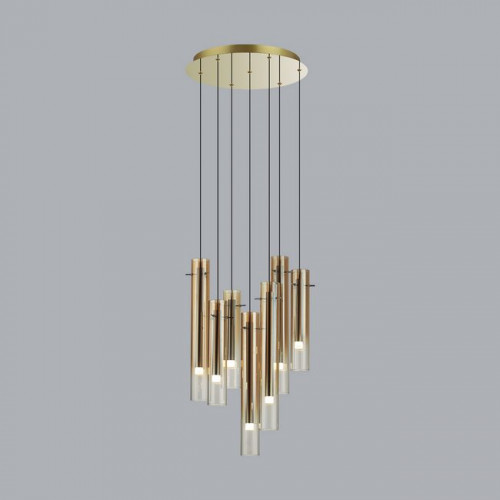 Люстра 5061/32LB Odeon Light Золотой/янтарный