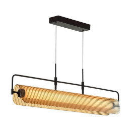 Люстра подвесная 5056/35L Odeon Light Черный/янтарный