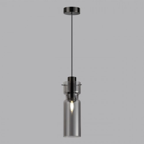Светильник подвесной 5057/1 Odeon Light Черный/дымчатый