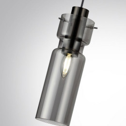 Светильник подвесной 5057/1 Odeon Light Черный/дымчатый