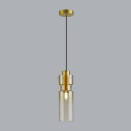Светильник подвесной 5057/1A Odeon Light Золотой/янтарный