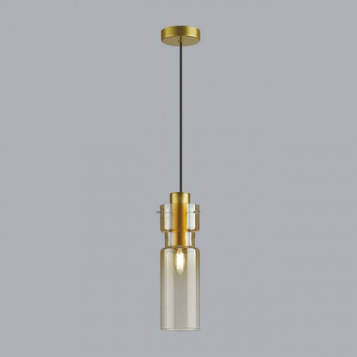 Светильник подвесной 5057/1A Odeon Light Золотой/янтарный