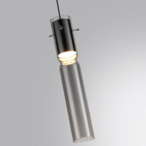 Светильник подвесной 5058/5L Odeon Light Черный/дымчатый