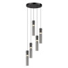 Люстра 5058/25L Odeon Light Черный/дымчатый