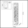 Светильник настенный 5065/23WL Odeon Light Матовый черный/золотой