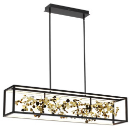 Люстра 5065/65L Odeon Light Матовый черный/золотой