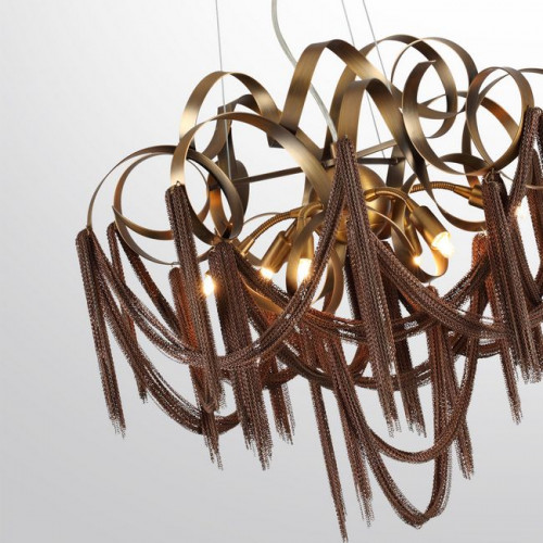 Люстра 5066/6 Odeon Light Античная бронза/коричневый