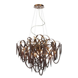 Люстра 5066/12 Odeon Light Античная бронза/коричневый