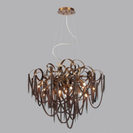 Люстра 5066/12 Odeon Light Античная бронза/коричневый