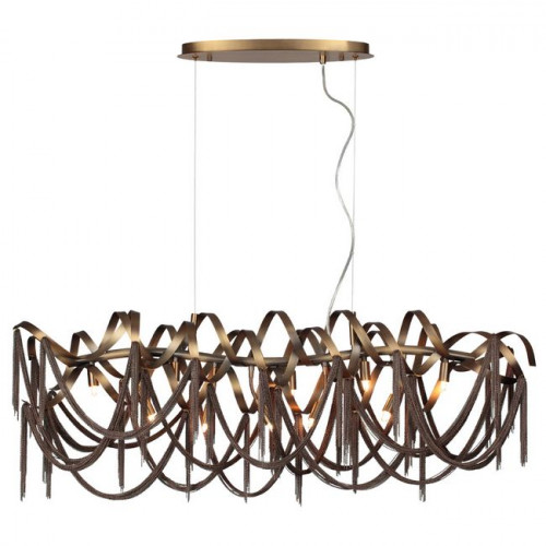 Люстра 5066/10 Odeon Light Античная бронза/коричневый
