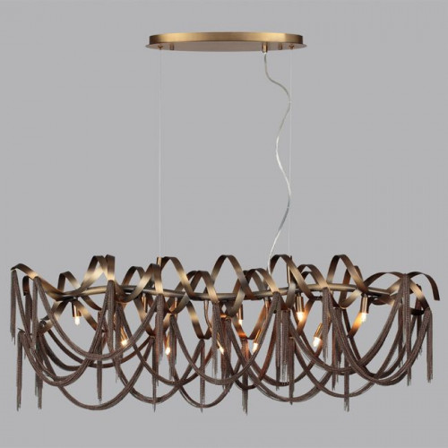 Люстра 5066/10 Odeon Light Античная бронза/коричневый