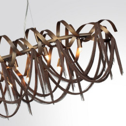 Люстра 5066/10 Odeon Light Античная бронза/коричневый