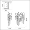 Светильник настенный 5066/4W Odeon Light Античная бронза/коричневый