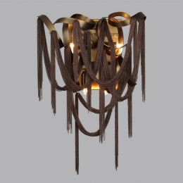 Светильник настенный 5066/4W Odeon Light Античная бронза/коричневый