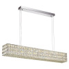 Люстра подвесная 4927/48L Odeon Light Хром/прозрачный