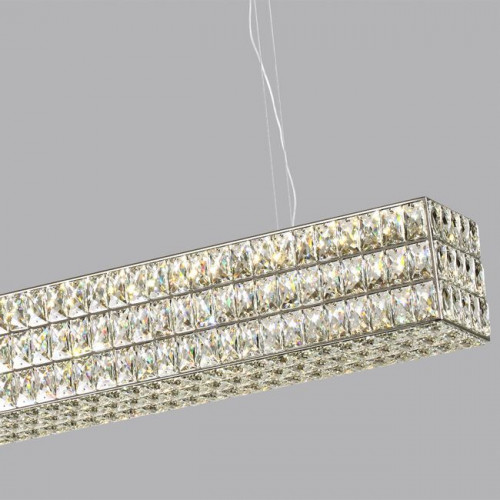 Люстра подвесная 4927/60L Odeon Light Хром/прозрачный