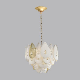 Люстра 5050/17 Odeon Light Золото/прозрачный/белый
