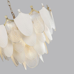 Люстра 5051/21 Odeon Light Золото/прозрачный/белый
