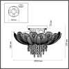 Люстра 5048/7 Odeon Light Золото/прозрачный/янтарный