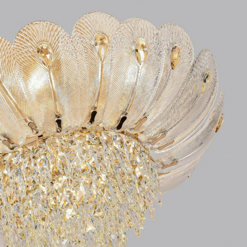 Люстра 5048/11 Odeon Light Золото/прозрачный/янтарный