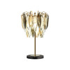 Лампа настольная 5068/3T Odeon Light Золото/дымчатый/янтарный/матовый белый