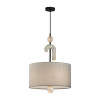 Светильник подвесной 5410/3 Odeon Light Exclusive Черный матовый/бежевый
