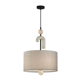 Светильник подвесной 5410/3 Odeon Light Exclusive Черный матовый/бежевый
