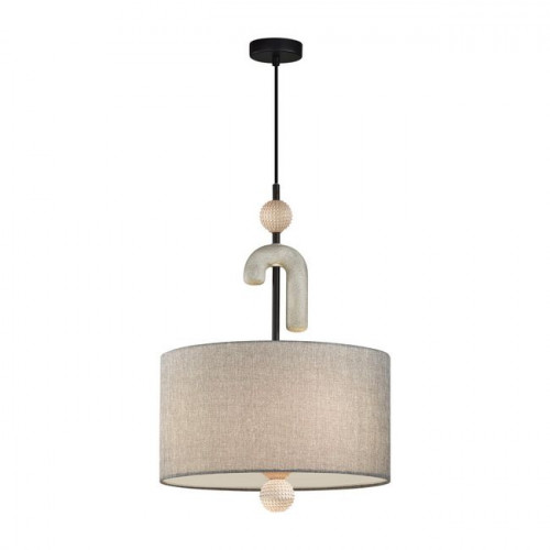 Светильник подвесной 5410/3 Odeon Light Exclusive Черный матовый/бежевый