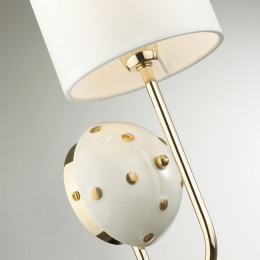 Светильник настенный 5423/1W Odeon Light Exclusive Золотой/молочный/белый