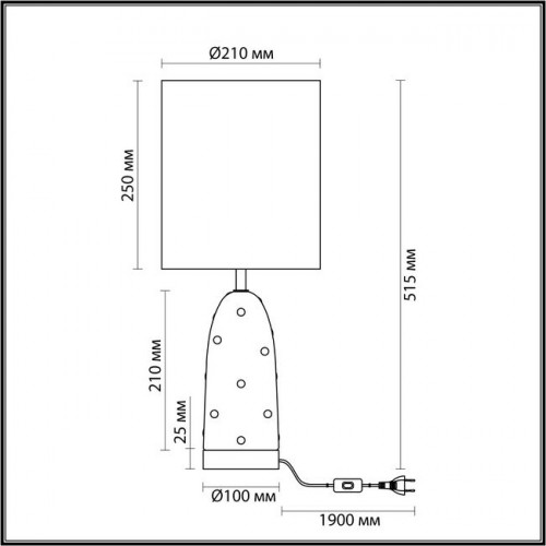 Лампа настольная 5424/1T Odeon Light Exclusive Золотой/черный/белый