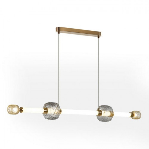 Светильник подвесной 5426/40L Odeon Light Exclusive Золотой/белый/дымчатый/коньячный