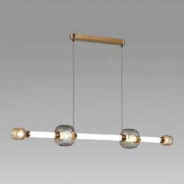 Светильник подвесной 5426/40L Odeon Light Exclusive Золотой/белый/дымчатый/коньячный