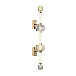 Светильник настенный 5426/34WL Odeon Light Exclusive Золотой/белый/дымчатый/коньячный