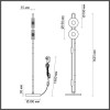 Торшер 5407/23FL Odeon Light Exclusive Черный/золотой