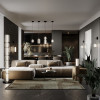 Торшер 5409/53FL Odeon Light Exclusive Черный/прозрачный