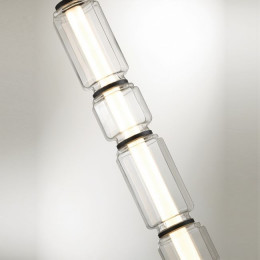 Торшер 5409/53FL Odeon Light Exclusive Черный/прозрачный