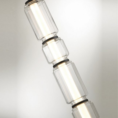Торшер 5409/53FL Odeon Light Exclusive Черный/прозрачный