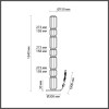 Торшер 5408/53FL Odeon Light Exclusive Черный/дымчатый