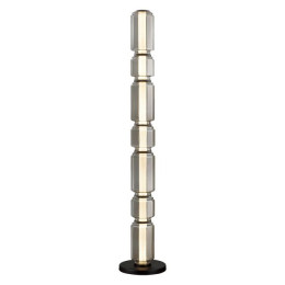 Торшер 5408/53FL Odeon Light Exclusive Черный/дымчатый