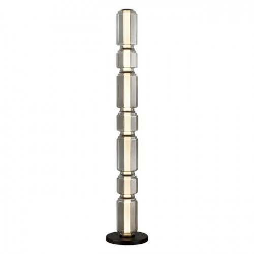 Торшер 5408/53FL Odeon Light Exclusive Черный/дымчатый