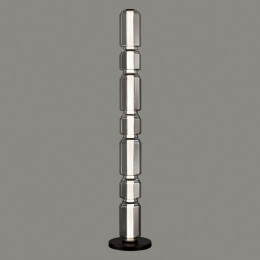 Торшер 5408/53FL Odeon Light Exclusive Черный/дымчатый