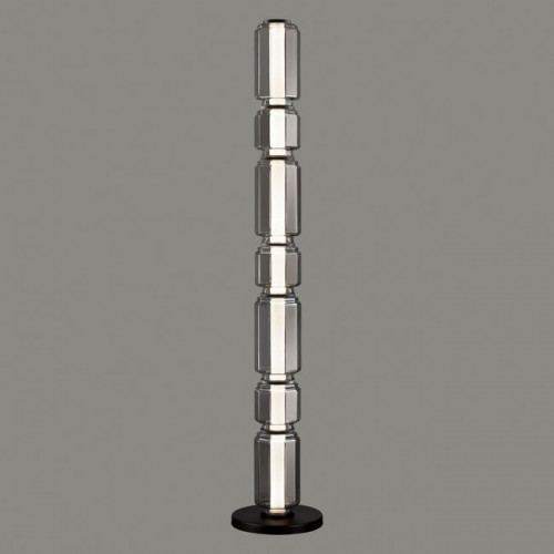 Торшер 5408/53FL Odeon Light Exclusive Черный/дымчатый