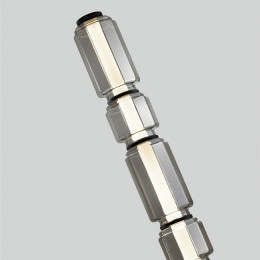 Торшер 5408/53FL Odeon Light Exclusive Черный/дымчатый
