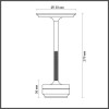 Лампа настольная 5033/6TL Odeon Light Матовый золотой